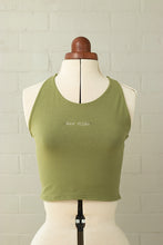 Load image into Gallery viewer, Twist Vest: Organic Cotton Open Back Crop Top
