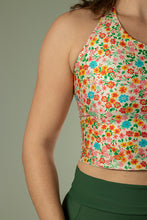 Load image into Gallery viewer, Limited Edition Twist Vest: Recycled Polyester Open Back Crop Top
