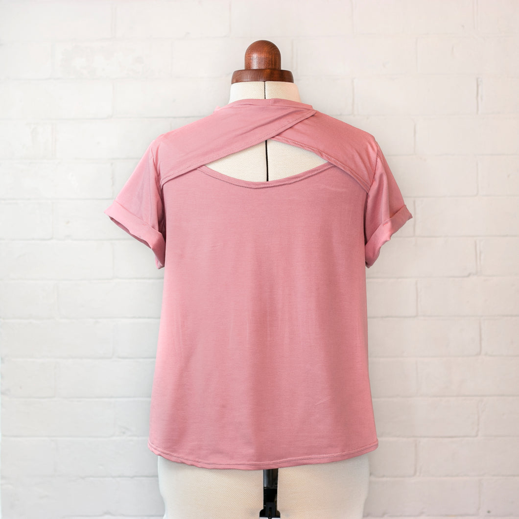 Relax Open Back Tee (Bamboo)